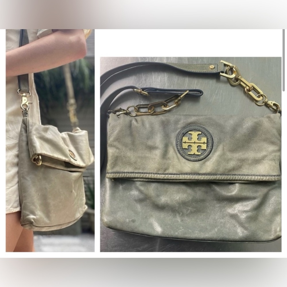 Tory Burch Soft Leather Convertible Crossbody - Vintage Authentic